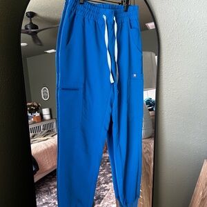 Figs Women's Royal Blue Uman Relaxed Jogger Scrub Pant - XS Tall